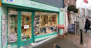 Isle of Wight, Tourist Information Point, Cowes, Aqua Marine Shop Front