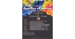 Exhibition poster, cultural event, community event, Isle of Wight, what's on