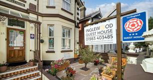 Outside view of Inglewood Guest House in Sandown, B&B, Isle of Wight, accommodation, place to stay