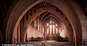 Inside view of the Abbey at Quarr Abbey, life at Quarr Abbey event, Ryde, Isle of Wight, island life, what's on