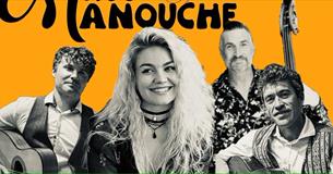 Muse Monouche band poster, The Garlic Farm, Isle of Wight, what's on, event, live music, food