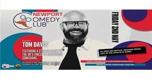 Headshot of Tom Davis, comedy show at Medina Theatre, Newport, Isle of Wight, event, what's on
