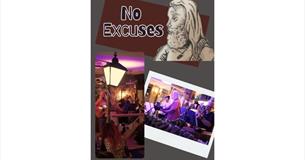 No Excuses poster, live music at The Bugle Inn, Brading, Isle of Wight, event, what's on