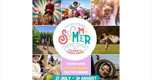 Summer fun poster at Tapnell Farm Park, Yarmouth, events, things to do