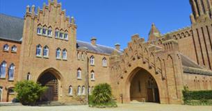 Outside view of Quarr Abbey, Ryde, Isle of Wight, music event, concert, performance, what's on, event