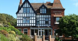 Outside view of Sentry Mead, Totland, Isle of Wight, coastal B&B, accommodation