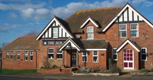 Outside view of The Sun at Calbourne, Isle of Wight pub