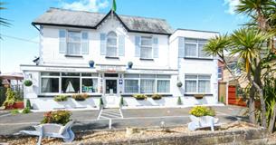 The Swiss Cottage Shanklin outside front of building, Isle of Wight, accommodation