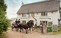 Outside view of The Sun Inn, Hulverstone, Isle of Wight pub