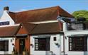 Outside view of The Eight Bells, Carisbrooke, local produce, let's buy local