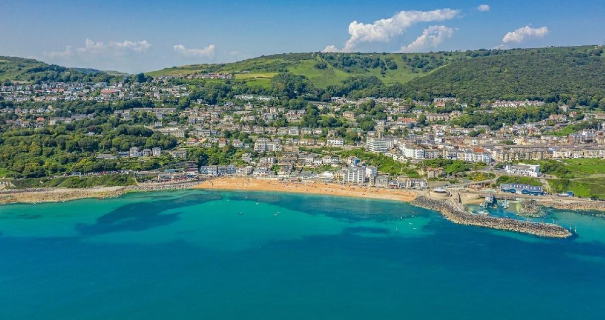 Aerial view of Ventnor