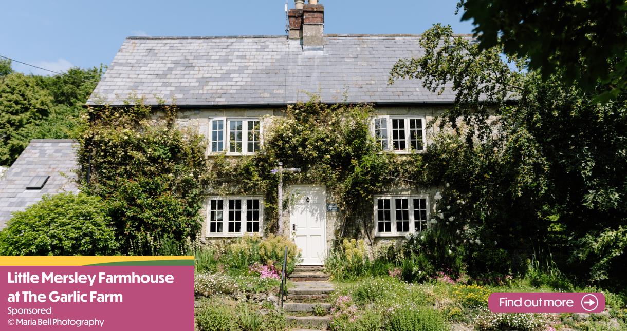 Little Mersley Farmhouse at The Garlic Farm on the Isle of Wight