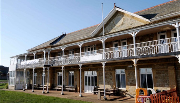 Outside view of accommodation at YMCA Winchester House, Shanklin, Isle of Wight, group accommodation