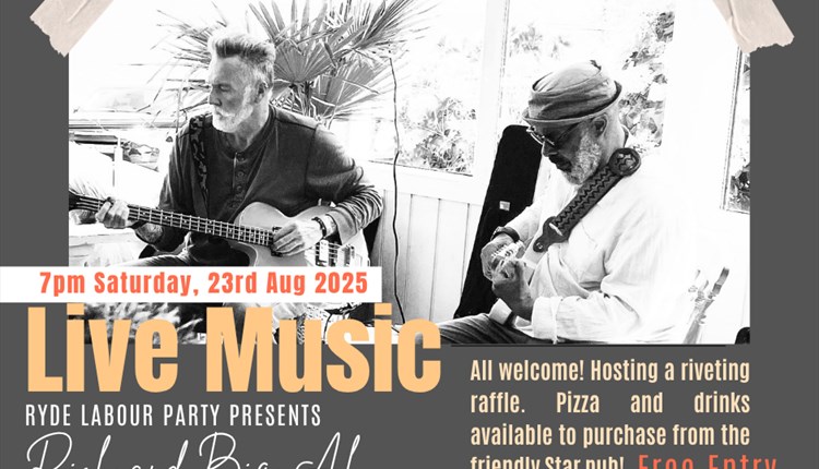 Rick and Big Al at Star Coffee and Ale House Ryde