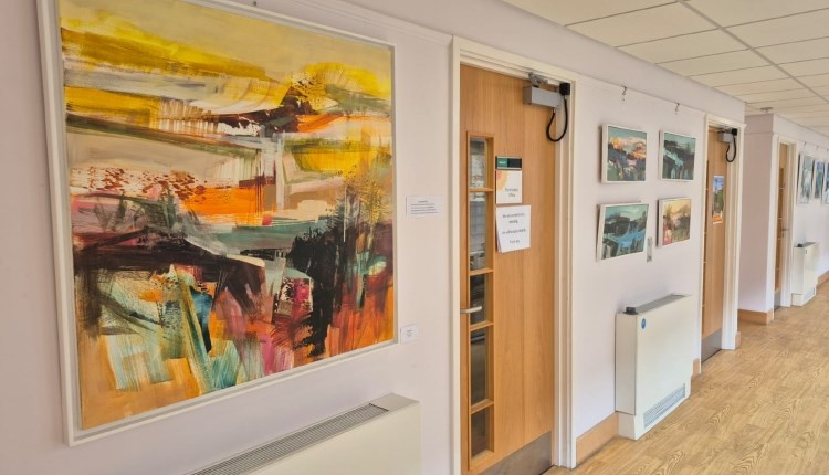 Isle of Wight, Things to do, Art Exhibition, Mountbatten Hospice. Newport