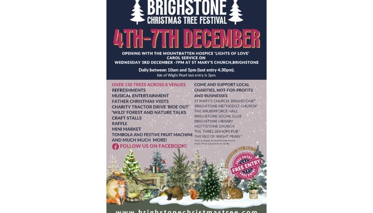 Isle of Wight, Christmas Tree festival, Brighstone,
