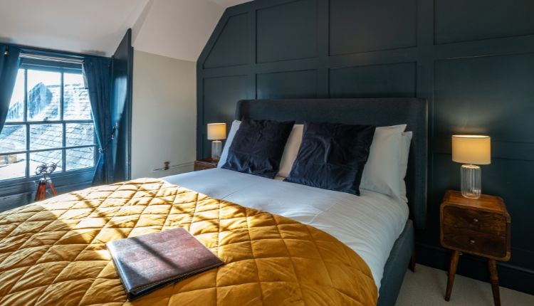 Double bedroom at The Buddle Inn, bed and breakfast, Niton, Isle of Wight, boutique rooms, country pub