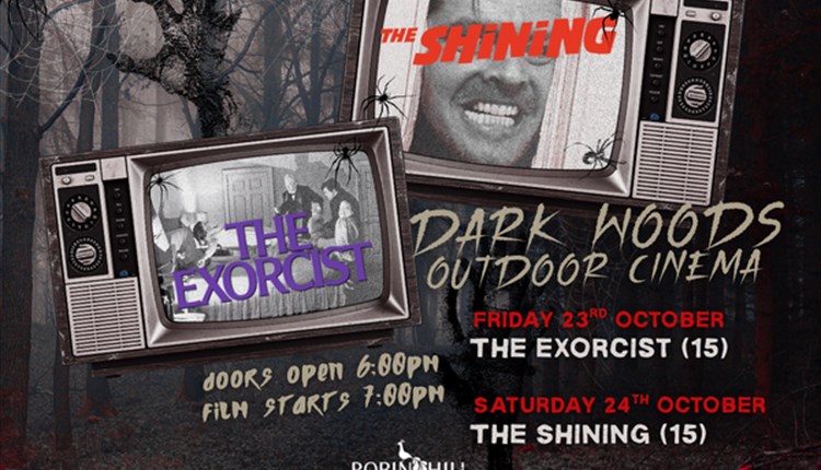 Outdoor movie night at Robin Hill, Isle of Wight, halloween events