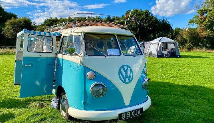 Blue camper at Wight Buggin', Ryde, Isle of Wight, event, what's on