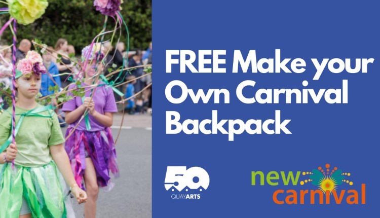 Isle of Wight Things to do, Quay Arts, Newport, Free Carnival Backpack workshop