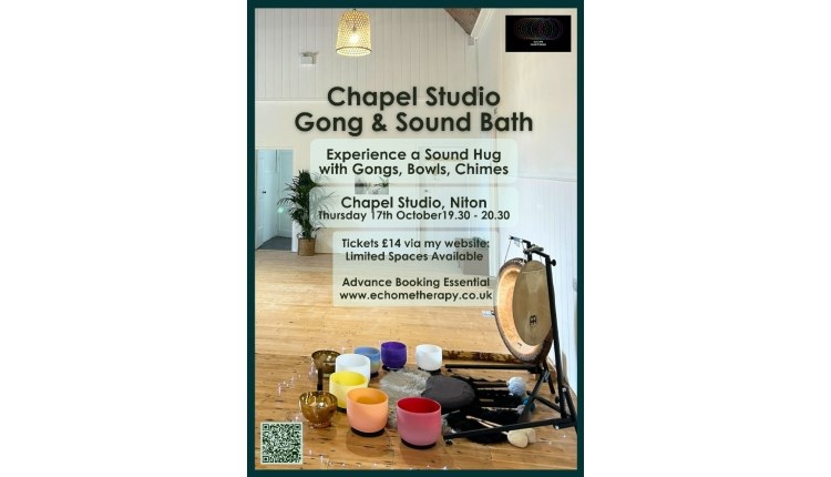 Isle of Wight, Things to do, Health and Wellbeing, Sound Bath, Chapel Studio Niton
