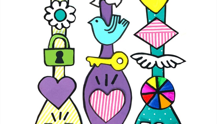 FREE Create Your Own Keith Haring-Inspired Lovespoon