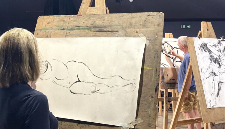 Life drawing classes at Quay Arts, Isle of Wight, arts and culture events