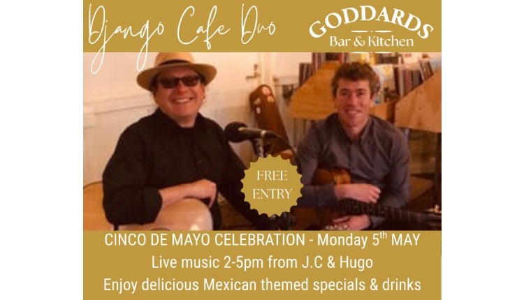 isle of Wight, Things to do, Live Music, Goddards Brewery, Django Cafe Duo, Cinco De Mayo Celebration, Mexican Themed specials and drinks