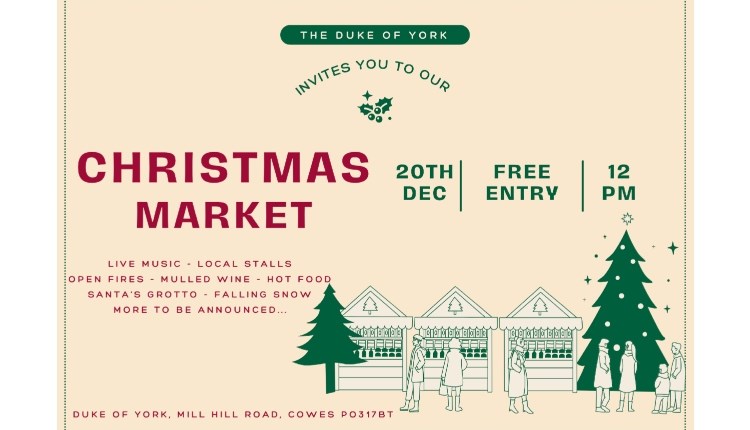 Isle of Wight, Things to do, Christmas Market, Duke of York, Cowes