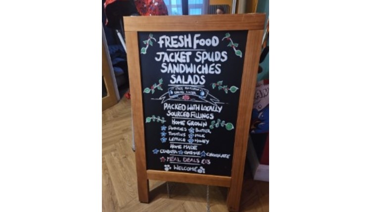Isle of Wight, Eating Out, takeway, Eat Wight, Shanklin, Healthy Local produce, sandwich board