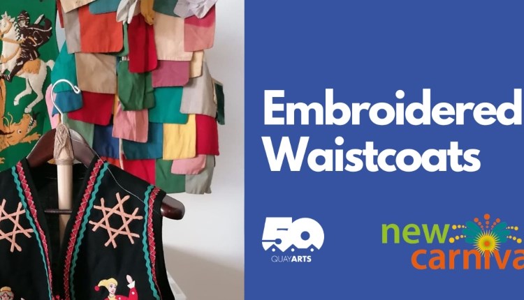 Isle of Wight, Things to do, Arts, Workshops, Embroidered Waistcoats, Quay Arts, Newport