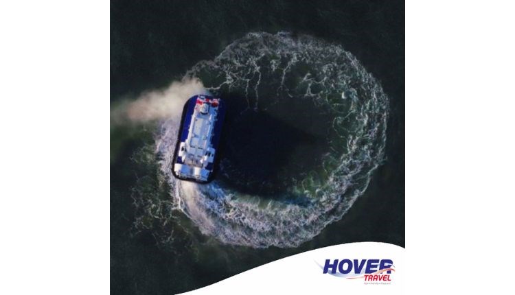 Hovercraft travelling in the water, Hovercraft experience flight from Hovertravel, Isle of Wight, what's on, events