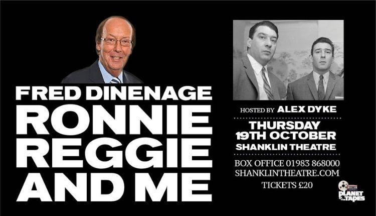 Fred Dinenage event poster, Shanklin Theatre, Isle of Wight, what's on