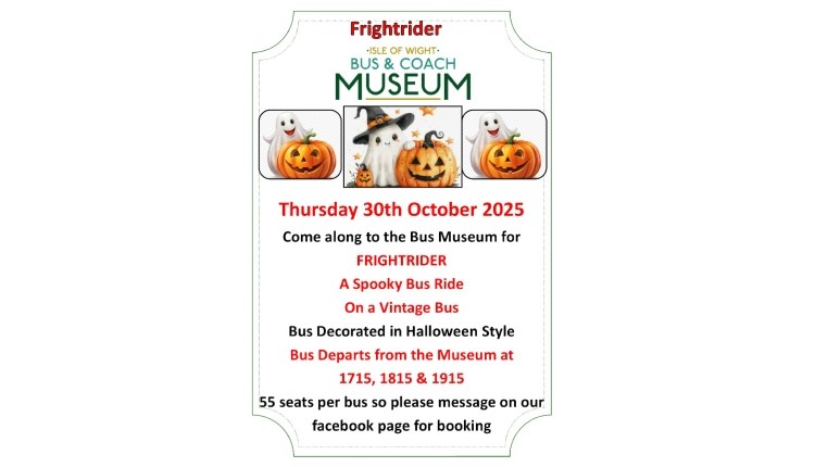Isle of Wight, Things to do, Spooky Bus Ride, Isle of Wight Bus and Coach Museum, Ryde