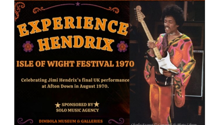 Visit isle of wight, things to do, poster for exhibition on Jimi Hendrix