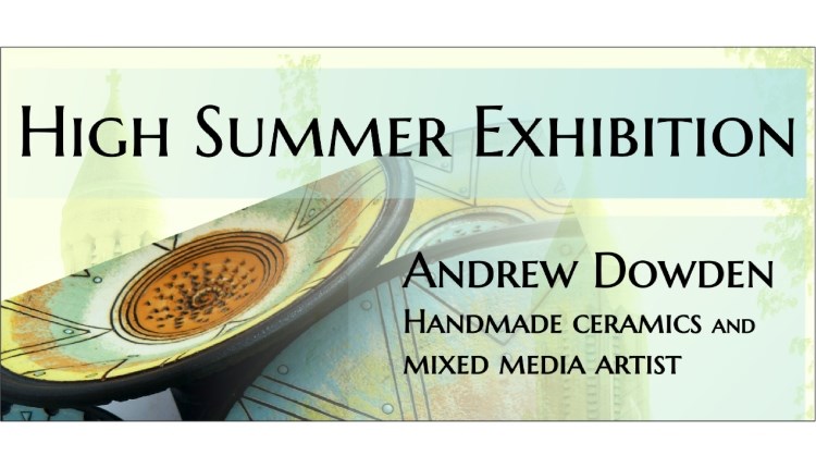 Isle of Wight, Things to do, Art Exhibition Quarr Abbey, Andrew Dowden, Ceramics and mixed media Artist
