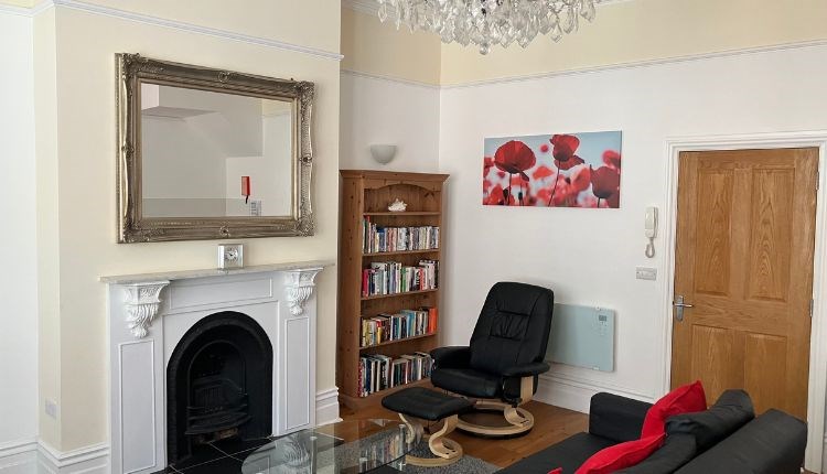 Living room at High Street Suites 3 apartment, Ventnor, Isle of Wight, Self Catering