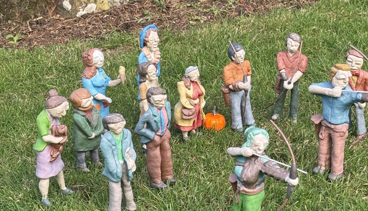 Pumpkin spotting at model village godshill, Isle of Wight, family friendly, October half term, halloween events