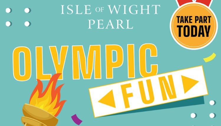 Isle of Wight Pearl Olympic fun poster, family fun activities, what's on, event