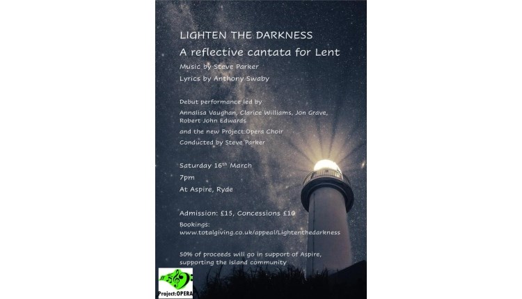 Isle of Wight, Things to do, A reflective Cantata for Lent, Easter, Aspire Ryde, Flyer for performance