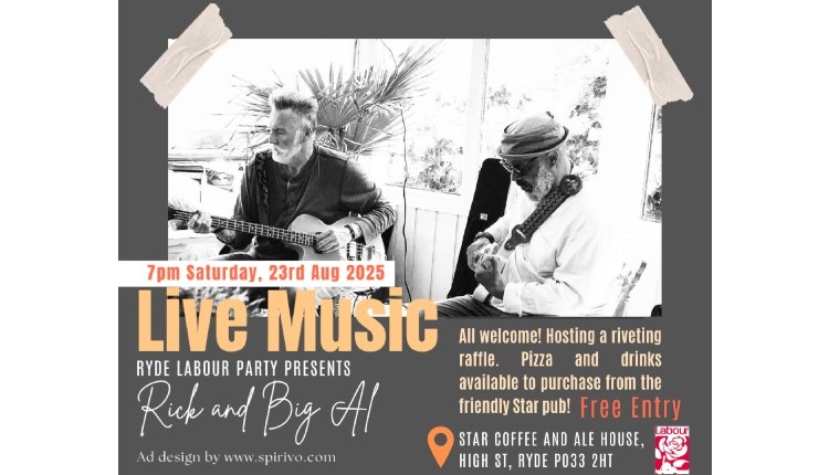 Isle of Wight, Things to do, Live Music, Star Coffee and Ail House, Ryde. Rick and Big Al