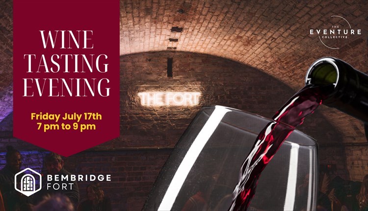 Wine tasting at Bembridge fort, Isle of Wight, things to do