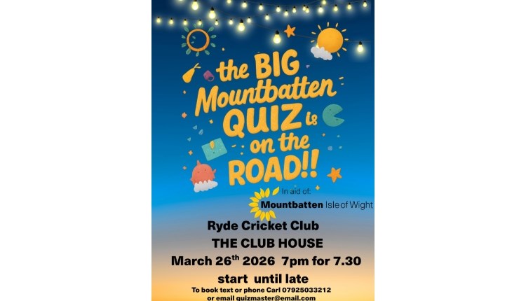 Isle of Wight, Things to do, Quiz, Mountbatten, Ryde Cricket Club