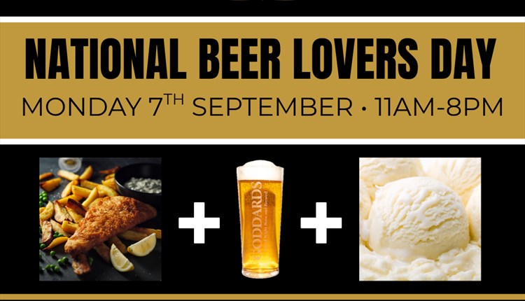 National beer lovers day at Goddard's Brewery, Isle of Wight, whats on