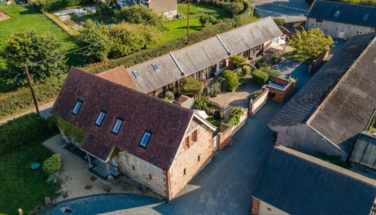 Isle of Wight, accommodation, self catering, Newclose Farm Aerial View , Thorley, West Wight