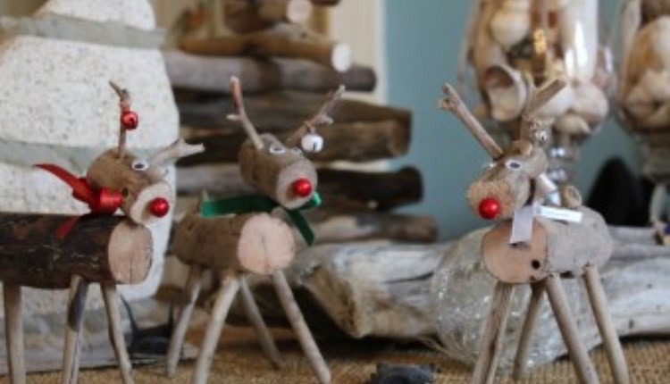 Isle of Wight, Things to do, Northwood House Christmas Fair, Wooden Model Raindeer
