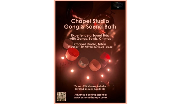 Isle of Wight, Things to do, Health and Wellbeing, Sound Bath, Chapel Studio, Niton