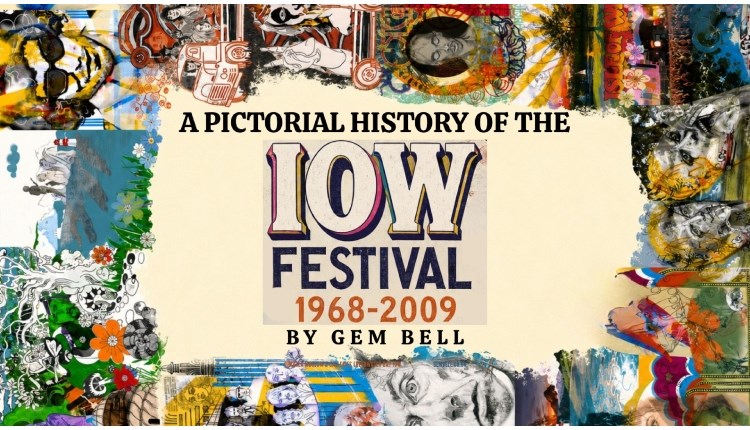 visit isle of wight, things to do, poster for exhibition of isle of wight festival photos