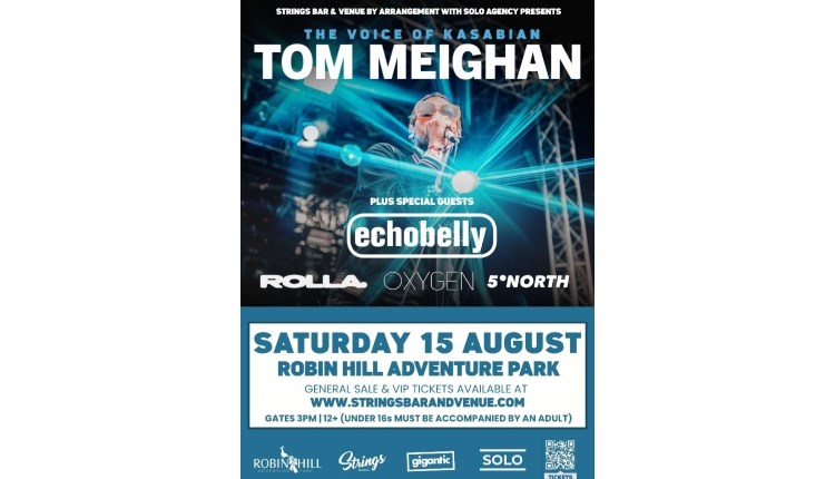 visit isle of wight, things to do, Poster for Tom Meighan and special guests