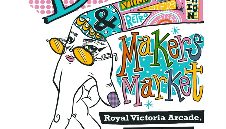 Boutique & Makers Market poster, Ryde, Isle of Wight, What's on, event